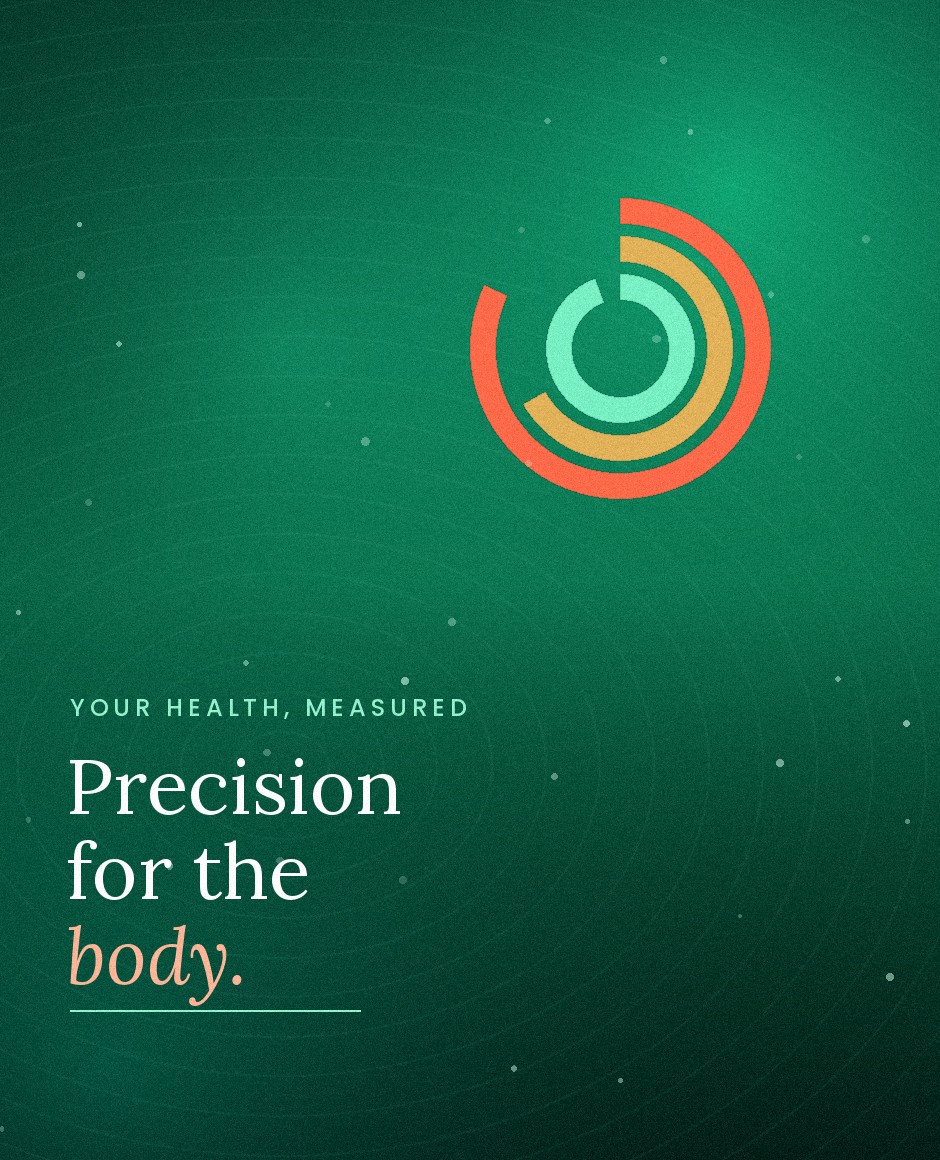 Abstract activity rings representing health and fitness measurement